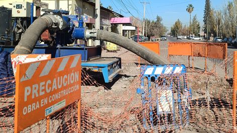 Derrame cloacal en Corralitos