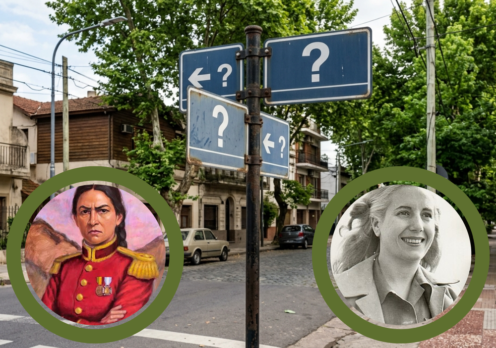 Un municipio censó cuántas calles, barrios y plazas tienen nombre de mujer y el resultado es sorprendente