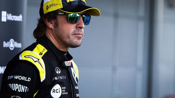 Fernando Alonso probó el Renault