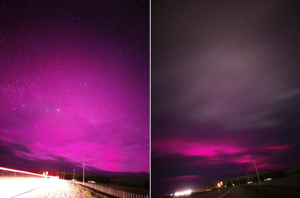 Auroras australes en Punta Arenas