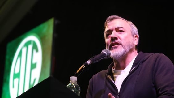 Rodolfo Aguiar, secretario general de ATE Nacional. - Gentileza