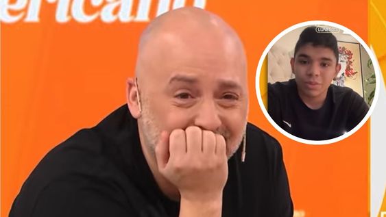el llanto de jose maria muscari al escuchar el mensaje de su hijo lucio por el dia del padre