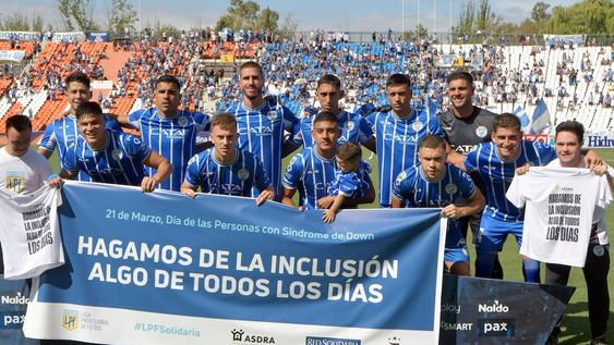 Fútbol AFA. El Club Atlético Godoy Cruz Antonio Tomba participa en el Grupo B de la Copa de la Liga Profesional 2024Síndrome de downFoto: Orlando Pelichotti