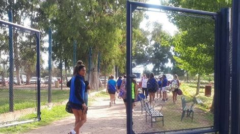 Independiente A vs Argentino, suspendido./Gentileza Javier Sallustro