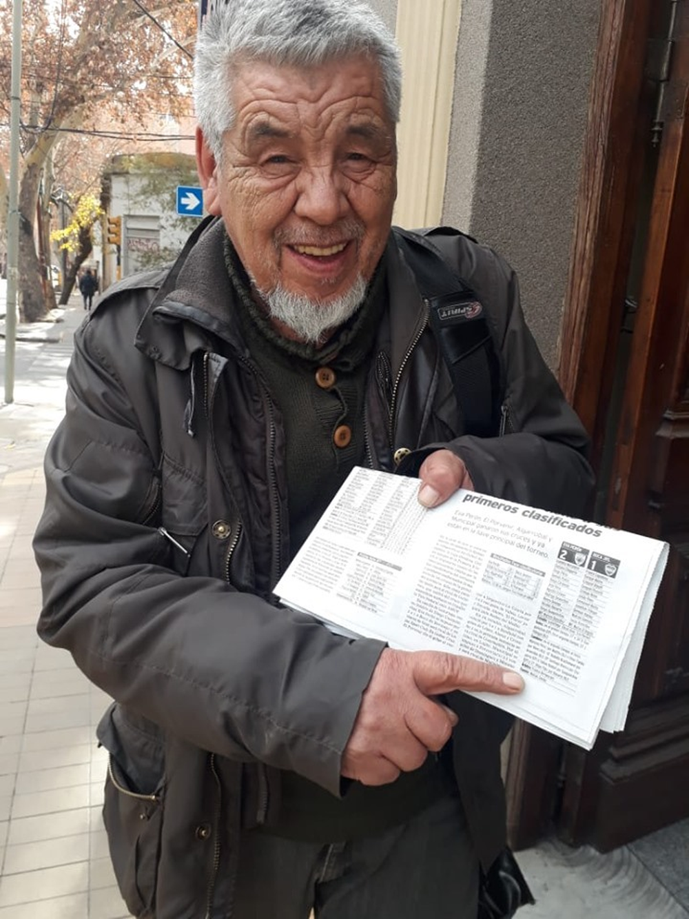 Oscar Zavala y el Diario Los Andes. 