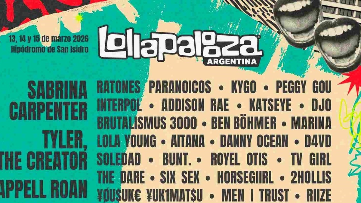 Lollapalooza Argentina 2026: el line up se agranda con dos artistas más que se suman