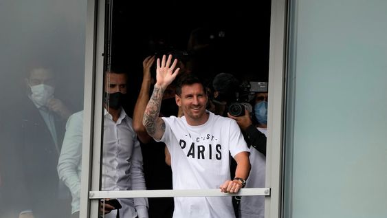 Messi llegó a París. AP Messi llegó a París. AP