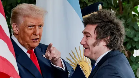 Donald Trump y Javier Milei