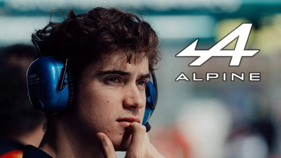 Franco Colapinto, piloto de Alpine. Foto: @alpinef1teamargentina