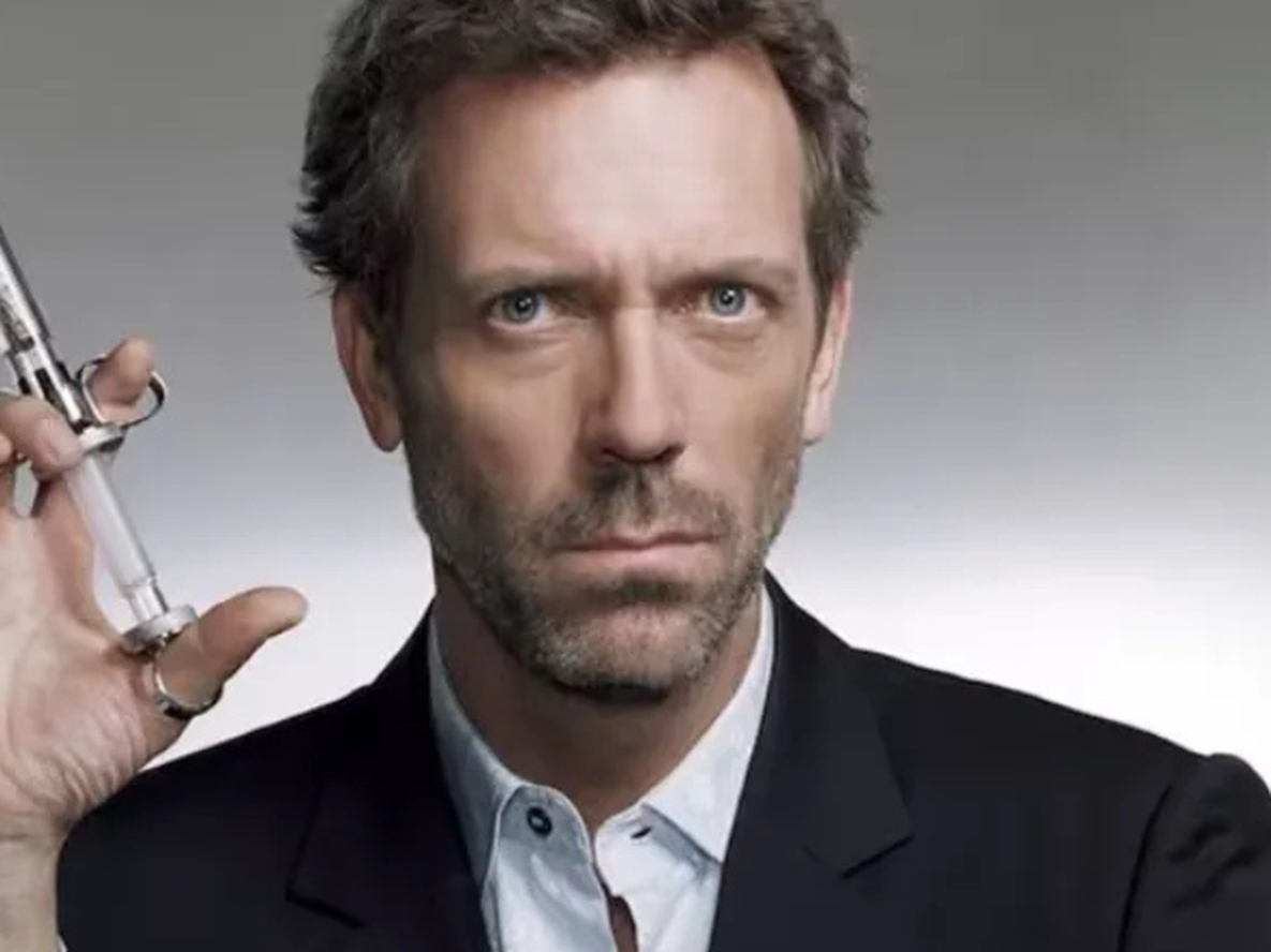 Hugh Laurie, protagonista de la serie Dr. House.