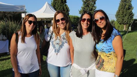 Daniela Vallester, Silvana Giol, Cecilia Páez y Marisol Giménez.