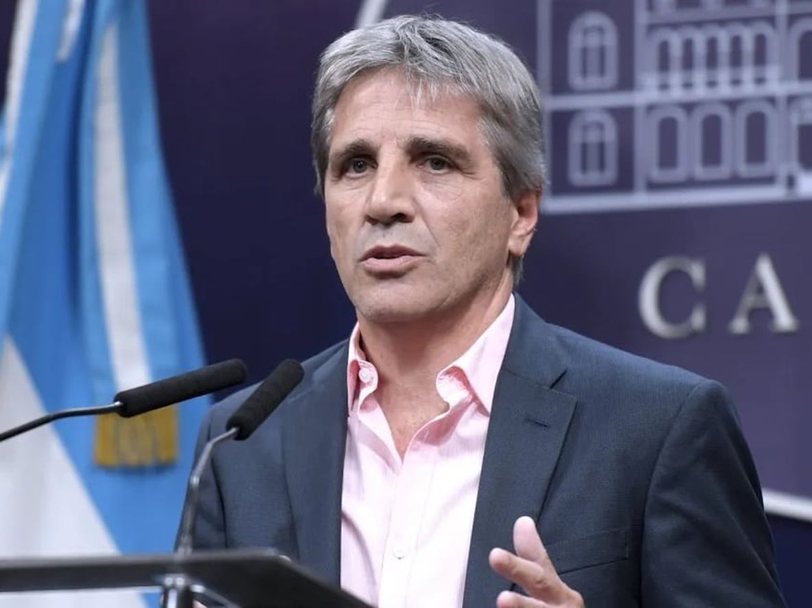 El ministro de Economía, Luis Caputo.&nbsp;