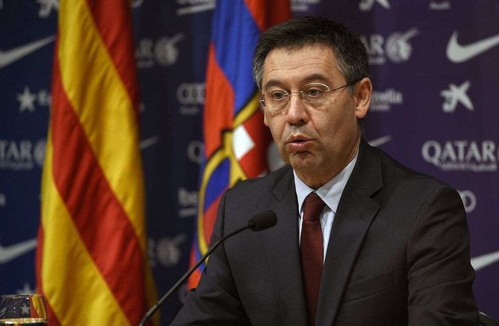 El presidente del Barcelona llamó a elecciones para bajar la tensión