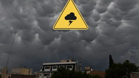 Alerta amarilla por tormentas