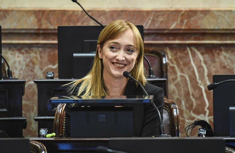 Anabel Fernández Sagasti senadora nacional por Mendoza.