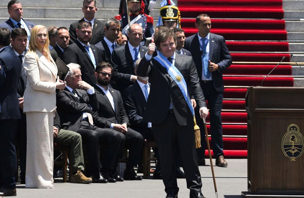 Javier Milei, nuevo presidente de Argentina. (AP)