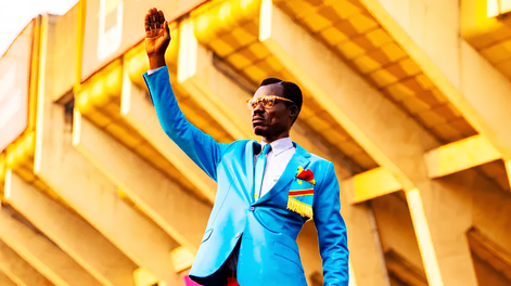 Michel Kuka Mboladinga, más conocido como Lumumba Vea, es el hincha más viral de RD Congo.