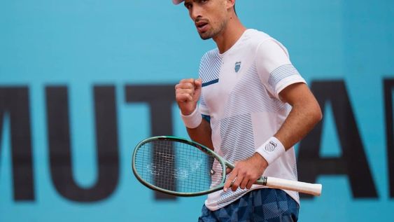 El cordobés Pedro Cachín ganó su segundo partido en el Masters 1000 de Madrid y avanzó a tercera ronda, donde se medirá con Rafa Nadal. (ATPTour)
