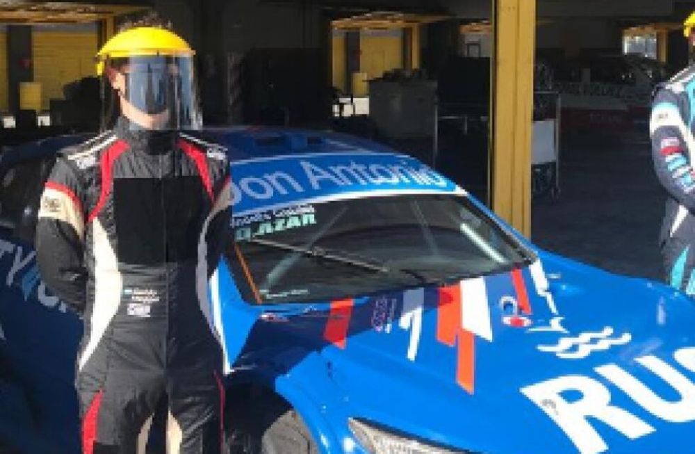 La felicidad de Azar tras probar el Top Race en el Gálvez