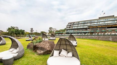 Vista del Gran Meliá Iguazú, elegido como el mejor hotel de Argentina en 2022 por los World Travel Awards.
