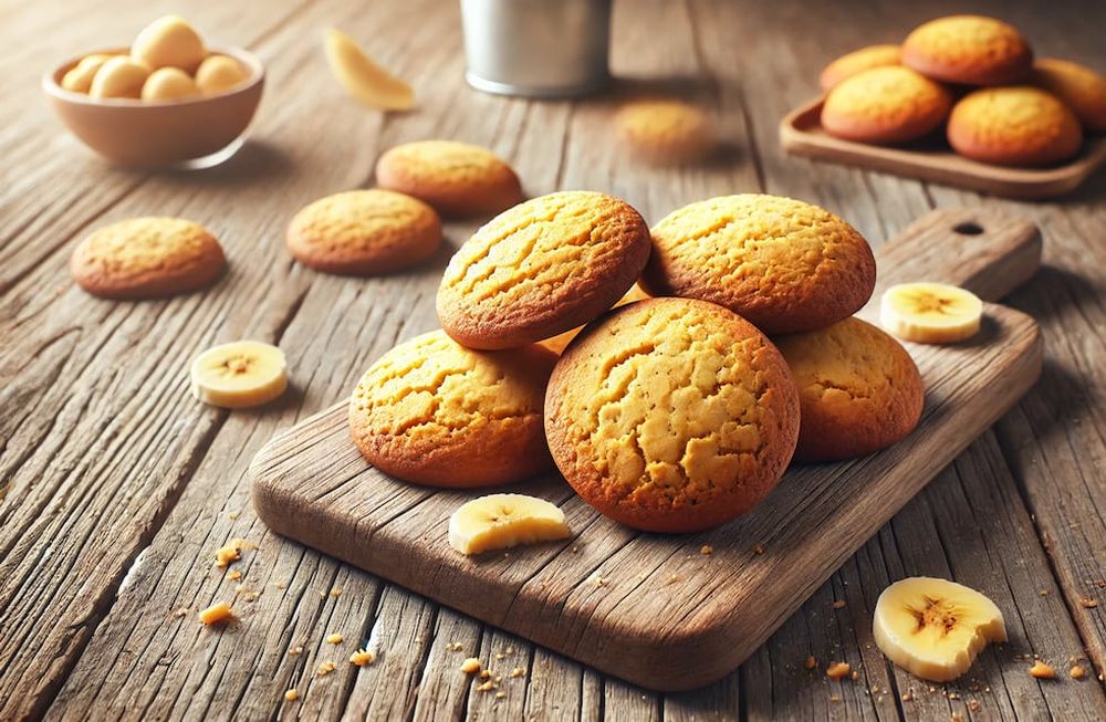 Paso a paso para hacer galletitas de banana
