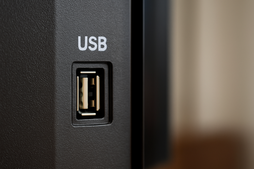 La función poco conocida del puerto USB del televisor