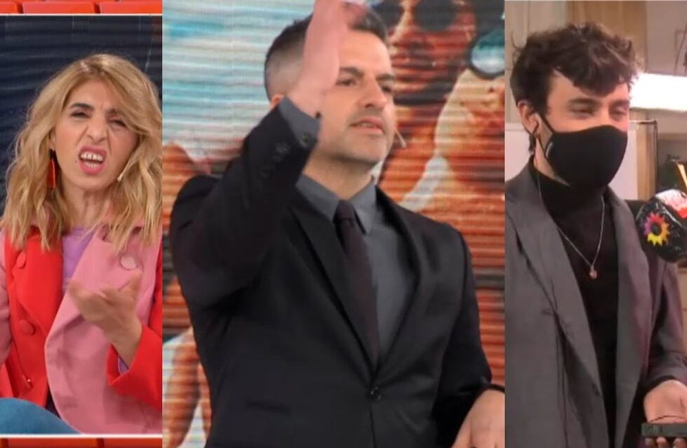 Lizardo Ponce discutió en vivo con Karina Iavícoli y Ángel de Brito lo sacó del móvil
