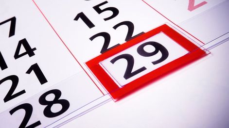 Año bisiesto. Efemérides del 29 de febrero. (Imagen ilustrativa)