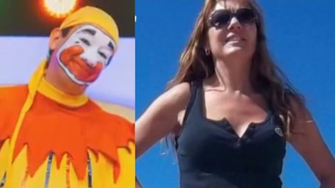 Piñón Fijo y Fernanda, su novia.