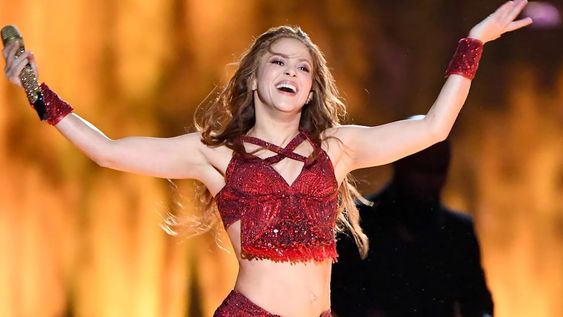 Shakira en el show de medio tiempo del Super Bowl 2020
