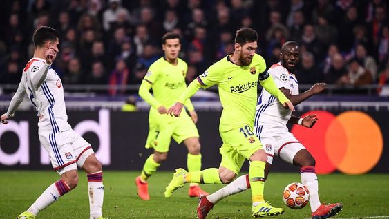 Con Messi de titular, el Barcelona igualó 0 a 0 con el Lyon y define la serie de local