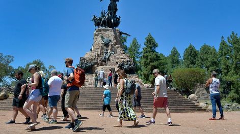 Cerro de la Gloria - Foto: Orlando Pelichotti / Los Andes