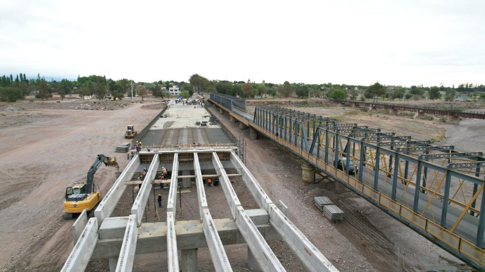 El nuevo puente Luján-Perdriel.