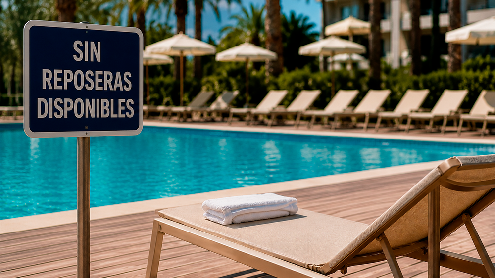 Indemnizarán a un turista porque nunca pudo usar reposeras en la piscina.
