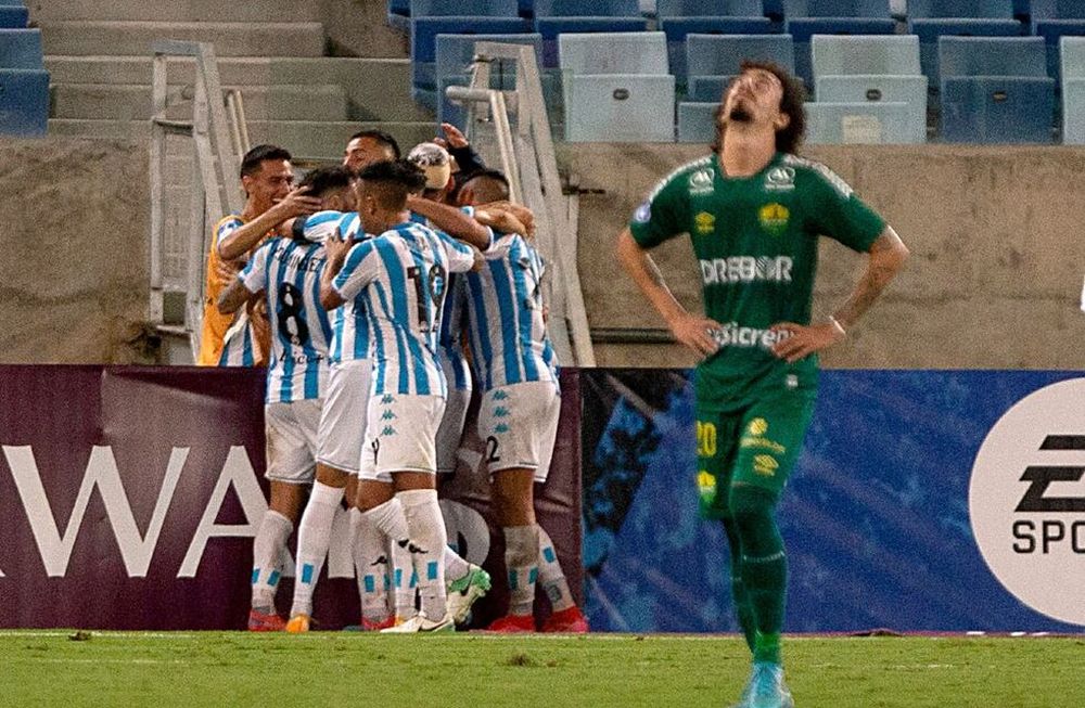 Racing lo dioe vuelta y se trajo un valiosísimo triunfo desde Brasil, donde superó a Cuiabá para quedar como puntero de su zona en la Sudamericana. / Gentileza.