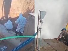 Dos operarios resultaron heridos tras la explosión de un caño en la planta potabilizadora de Paraná