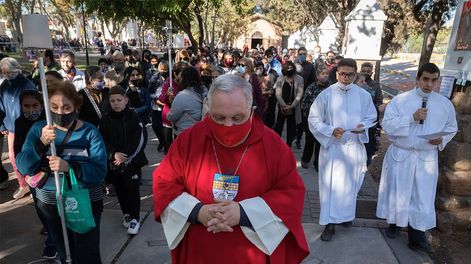 La procesión religiosa se realizará mañana viernes en el Calvario en Luján de Cuyo.