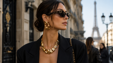 Las joyas minimalistas pasan de moda. Llega con todo el maximalismo en tonos dorados y coloridos.&nbsp;