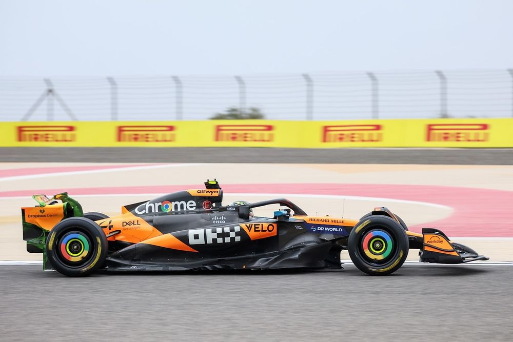 Lando Norris fue el piloto del día en las primeras prácticas de la Fórmula 1