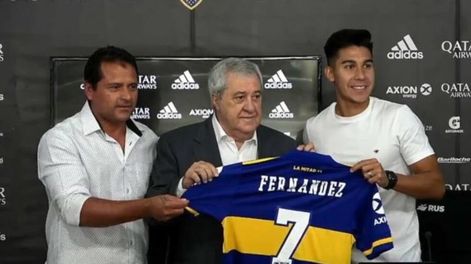 Pol Fernández en Boca