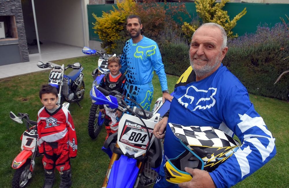 José Mantica, un apasionado por las carreras de enduro