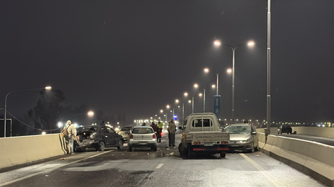 Sobre la Panamericana se registraron dos choques con 10 autos involucrados
