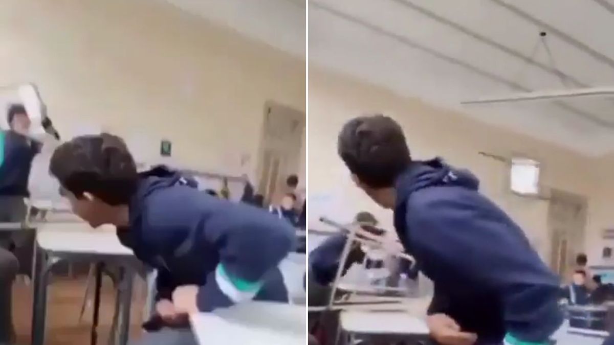 Brutal agresión en una escuela: un alumno golpeó a un profesor y le provocó múltiples fracturas