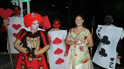 Un festejo con invitados VIP