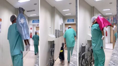 Superhéroes en el hospital: el método de un médico para calmar a los niños antes de operarse