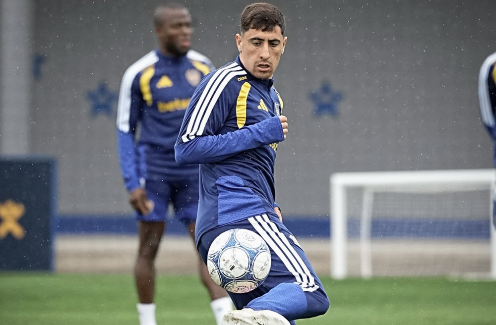 Miguel Merentiel, delantero de Boca Juniors.