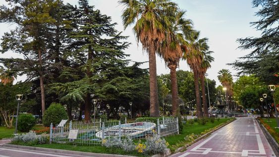 La plaza 12 de febrero que remodelará el municipio de Maipú Foto: Mariana Villa / Los Andes