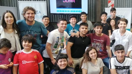 Estudiantes de Junín, San Martín, Las Heras y Lavalle expusieron sus prototipos de videojuegos. Foto: Gentileza