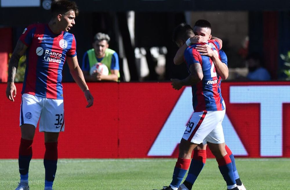 Nicolás Uvita Fernández le dio el triunfo a San Lorenzo. / Gentileza.