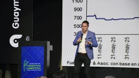 Damián Di Pace estuvo en Mendoza